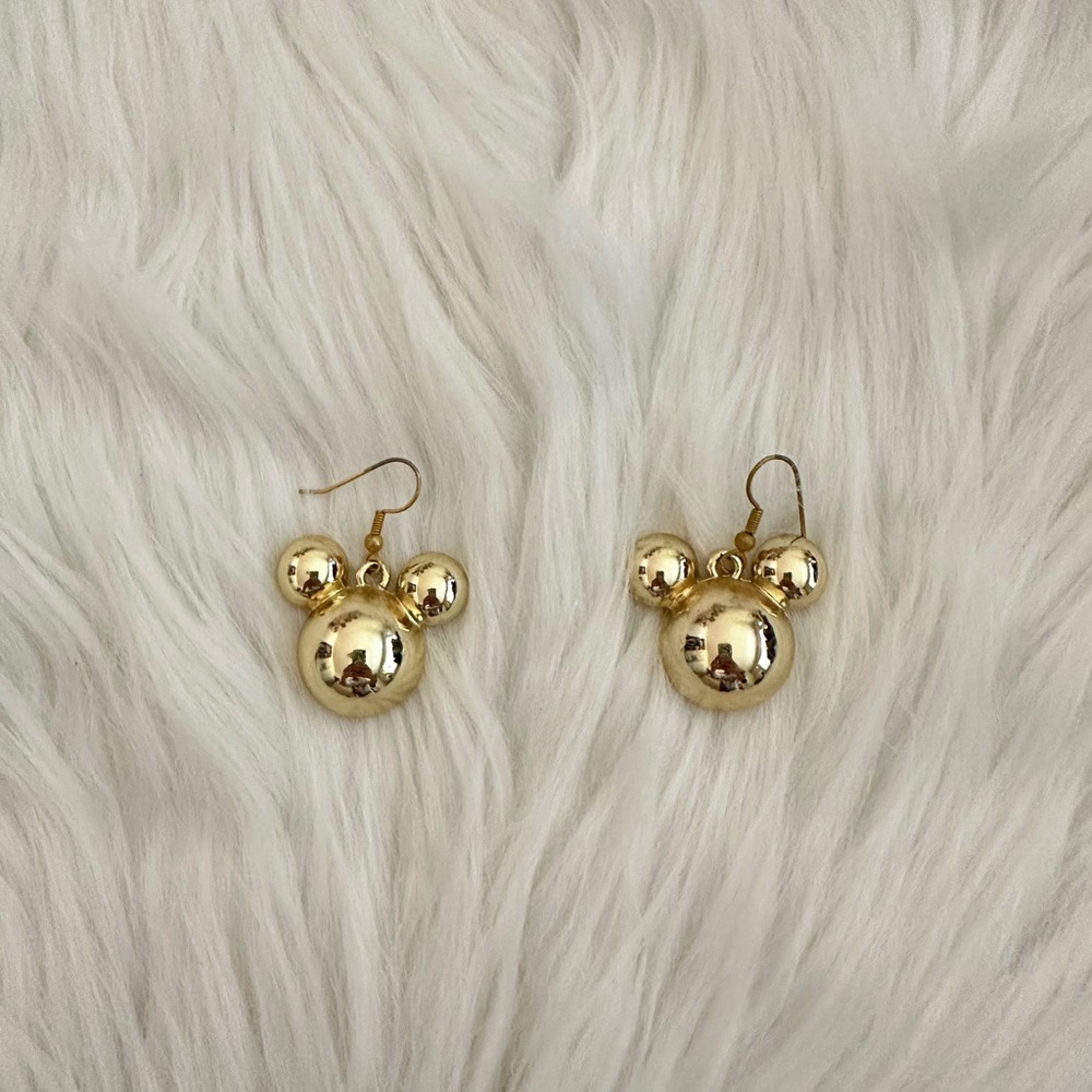 Vintage Disney Gold Earrings